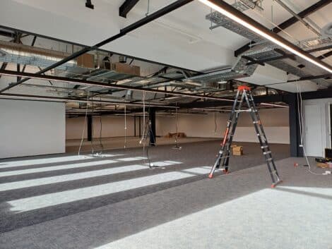 Acclime Image 2 470x353 - Lighting solution for a recently refurbished office building